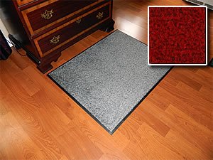 Carpet Mat Pro Heavy Duty Indoor Walk Off Entry Mat For Home 3' x 15' - Red - Non Skid Hallway Runner Matting