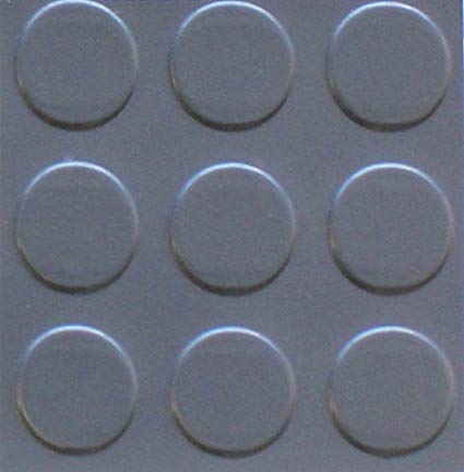 Coin Pattern Slate Grey Commercial Grade - 75 Mil - 7.5' x 17' Garage Flooring Rolls