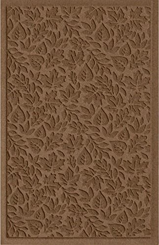 American Floor Mats Waterhog Fall Day Designer Dark Brown 4' x 6' Entrance Floor Mat with Gripper Backing