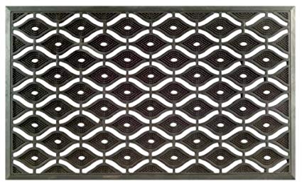 Imports Decor Rubber Doormat, Eyepin, 22-Inch by 36-Inch