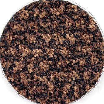Andersen 125 Brown Heather Nylon ColorStar Mat with SBR Rubber Backing, 6' Length x 4' Width, For Interior