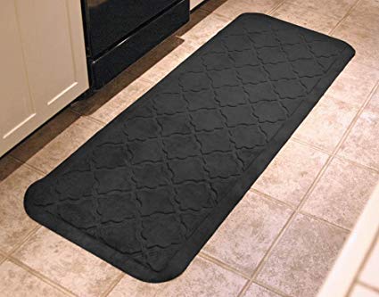 Bungalow Flooring 22 in. L x 60 in. W Charcoal Comfort Pro Onyx Mat