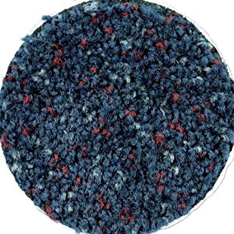 Andersen 125 Navy Spice Nylon ColorStar Mat with SBR Rubber Backing, 4' Length x 3' Width, For Interior