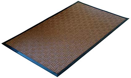 Kempf Water Retainer Mat, 4 by 6-Feet, Brown
