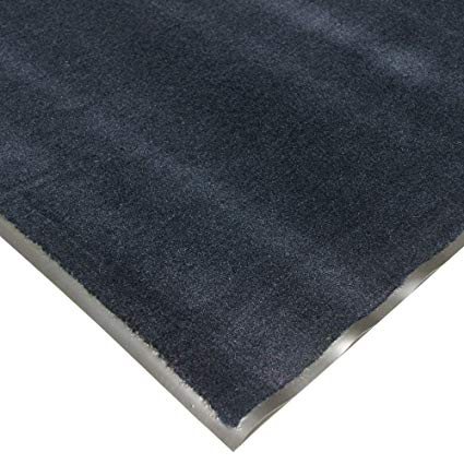 Rubber-Cal Tuff Plush Carpet Floor Mat - 3ft x 10ft - Navy Indoor Door Mats