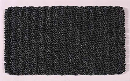 Black Rectangular Handcrafted Doormat - Original (Deck: 22 in. W x 40 in. L)