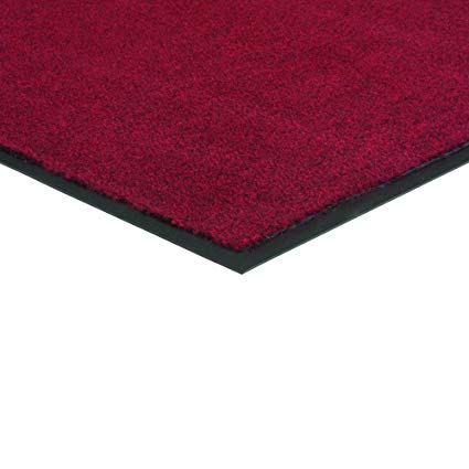 Herco 4' x 10' Indoor Outdoor Carpet Runner Mat - Red