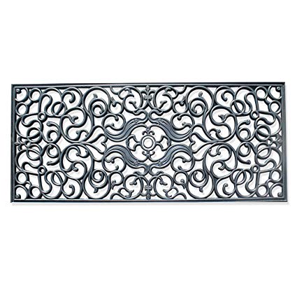 A1 Home Collections A1HC First Impression Brayan Grill Rubber Doormat, 17