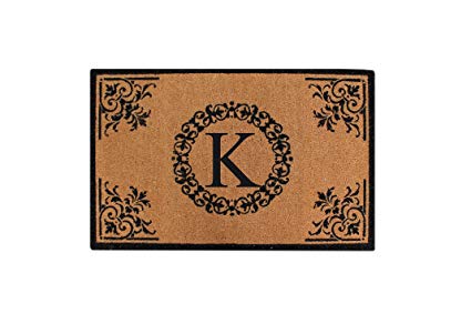 A1 Home Collections PT4014-KA1HC First Impression Georgia Monogrammed Entry Double Doormat, 30