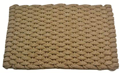 Rockport Rope Doormats 2030224 Indoor and Outdoor Doormats with Insert, 20 by 30-Inch, Tan