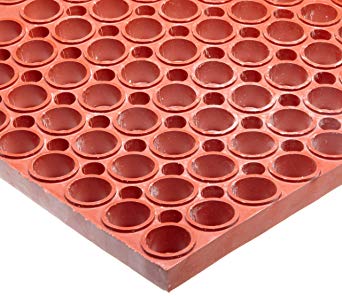 NoTrax T11 Heavy Duty Nitrile Rubber San-Eze II Safety/Anti-Fatigue Mat, for Wet or Greasy Areas, 39